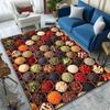 Multiple Sizes Colorful Spices Arranged Carpet for Living Room Bedroom Sofa Home Decor Rus Non-slip Floor Mat Luxury Gift