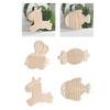 Rabbit Scratching Board Grinding Claw Pad Rabbit Toys Wooden Mat Playing Scratching Pad for Small Animals Supplies Hamster