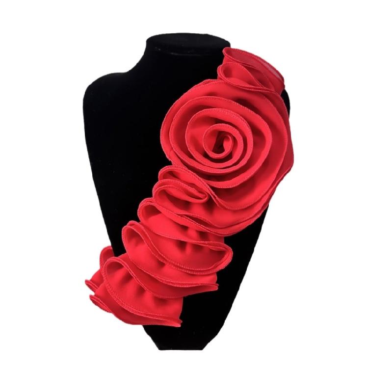 Projekt Rękodzieło Aplikacje Jedwabny Kwiat do Sukienki Etnicznej Naszywane Łatki Kwiatowe