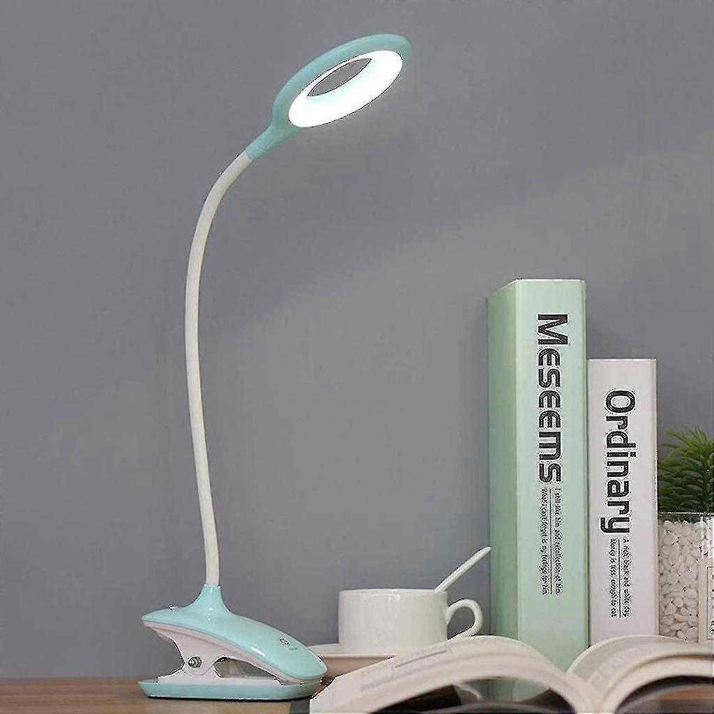 Led Clip-on Reading Lamp Dimmable Eye Protection Table Lamp