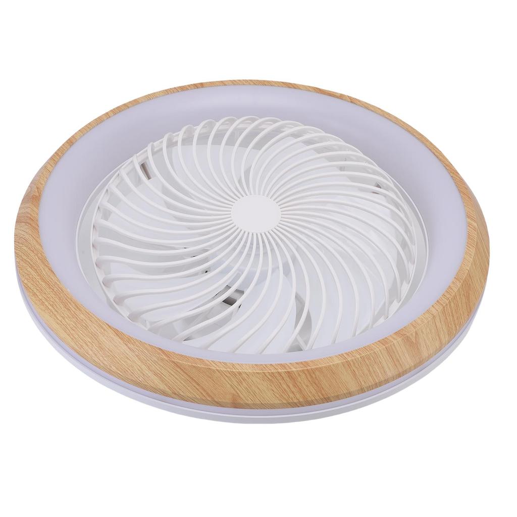 LED Ceiling Fan Light 360 Degree Rotating APP Control Stepless Dimmable Flush Mount LED Chandelier with Timing Remote