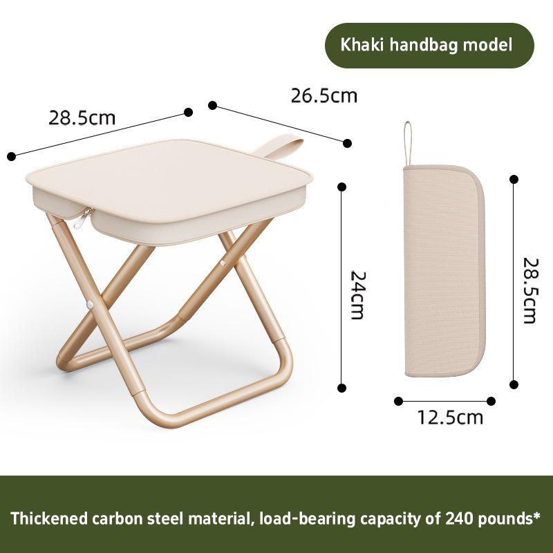 Fishing Accessories Portable Multifunctional Outdoor Picnic Camping Folding Chair Ultra Light Fishing Stool Travel Stool Set