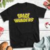 Vintage Space Invaders Logo TShirt for Unisex Round Collar Pure Cotton T Shirt Short Sleeve Tees 4XL 5XL Tops