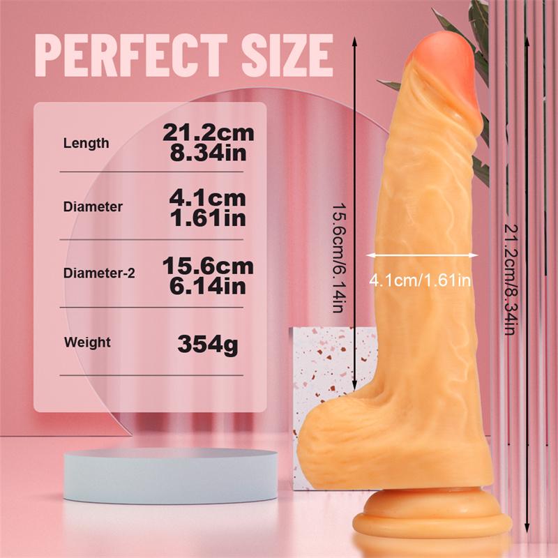 Thor Female Masturbator Simulation Manual Big Dildo Sucker Dildo Penis Adult Supplies
