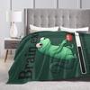 Funny Tom Lizard Lizard Meme Has Stopped Responding Flannel Blankets Hoppers Custom Throw Blanket for Home 150*125cm Quilt,