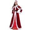 Sonderangebot: Damen V-Ausschnitt Langarm Weihnachts-Königinnenkleid - Anime-Stil