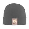 Leopard Gecko Murphys Patternless With Florals Warm Knitted Cap Winter Knit Bonnet Hat Skullies Beanies Hip Hop Caps for Unisex