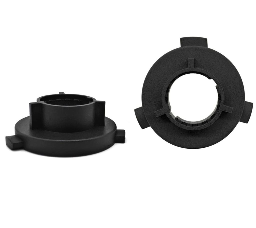 2 Pcs H7 LED Bulb Adapter with Collar, Kia, Hyundai Off-Road