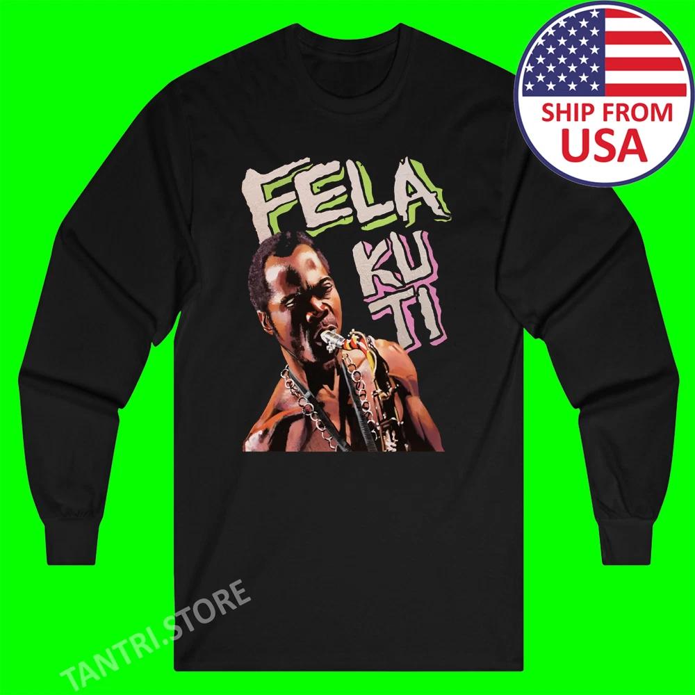 Fela Kuti Men s Black Size S to 2XL 4XL