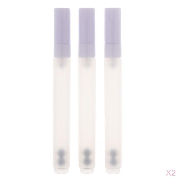 6x Oil Acrylic Marker Pen Refill Empty Pens Tube for Artists