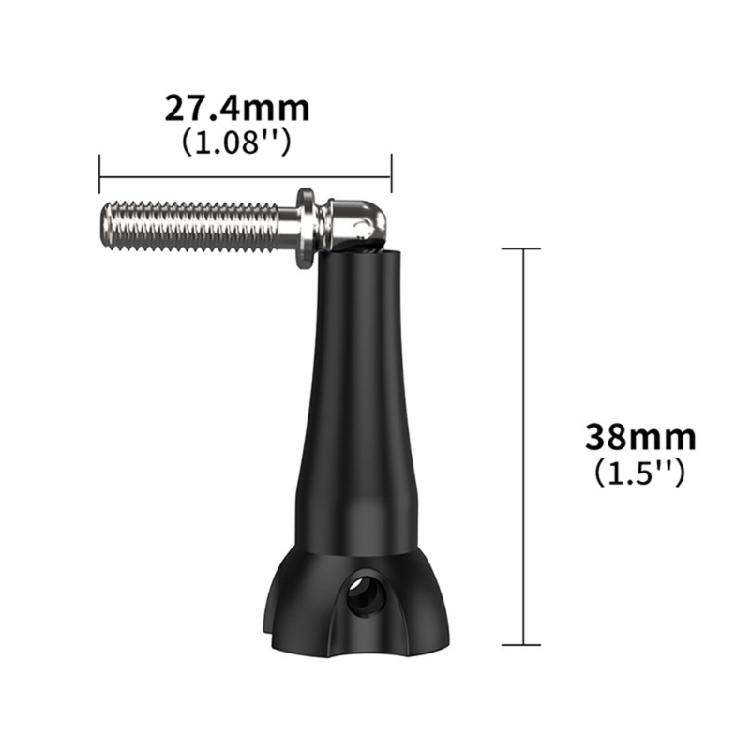 Quick Release Foldable Threaded Screw Camera Mount Hand Operated Tightening Shock Resistant For Adventure Filming