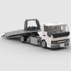 Bricklink Technical Truck 8-wide Isuzu Elf Car Carrier Speed Vehicles Trailers City Transporters Building Blocks Kid Toys Gift