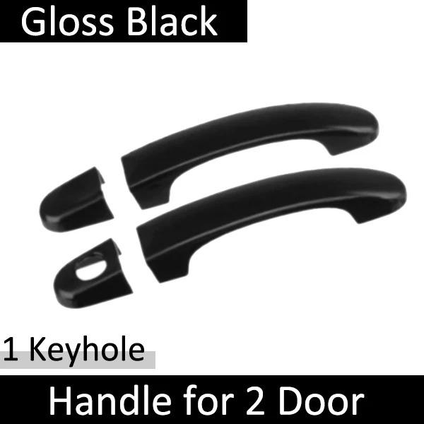 for Volkswagen VW Golf Plus MK5 MK6 CrossGolf 2004~2014 Gloss Black Door Handle Cover Car Styling Accessories Stickers 2009 2011