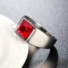 Simple and Fashionable Gemstone Studded Diamond Personalized Ring for Men and Women