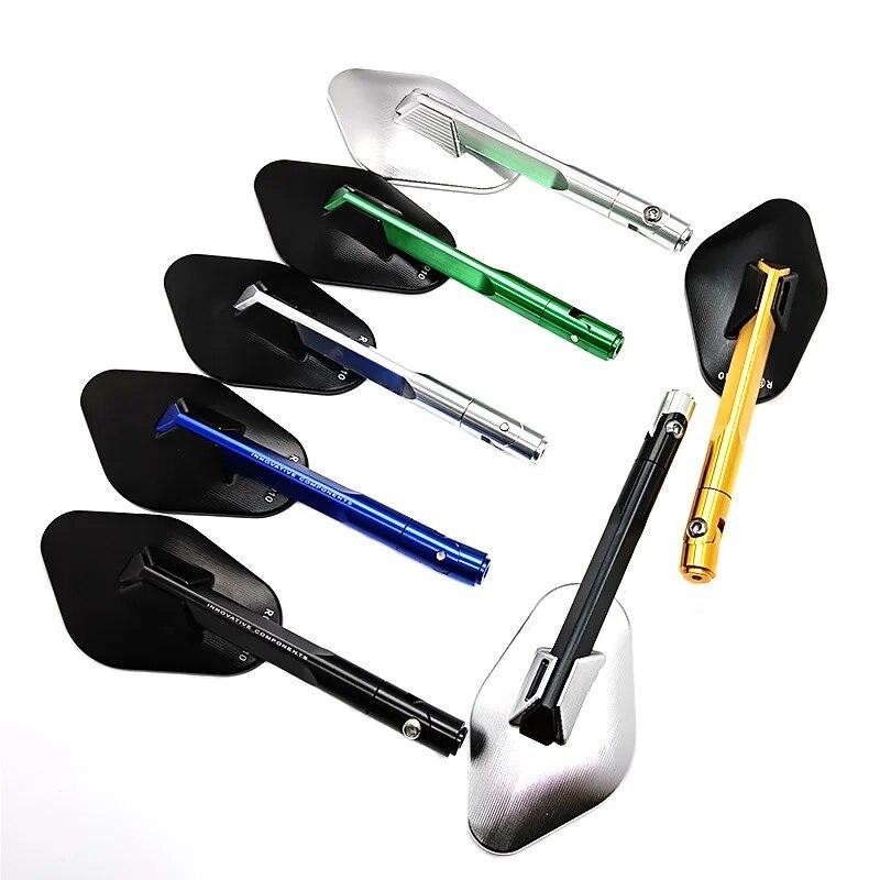 Pentru KAWASAKI z750 NINJA250 HONDA R1 R6 FZ6 SUZUKI YAMAHA CNC ALUMINIU personalizat motociclete retrovizoare oglinzi laterale 8mm 10mm