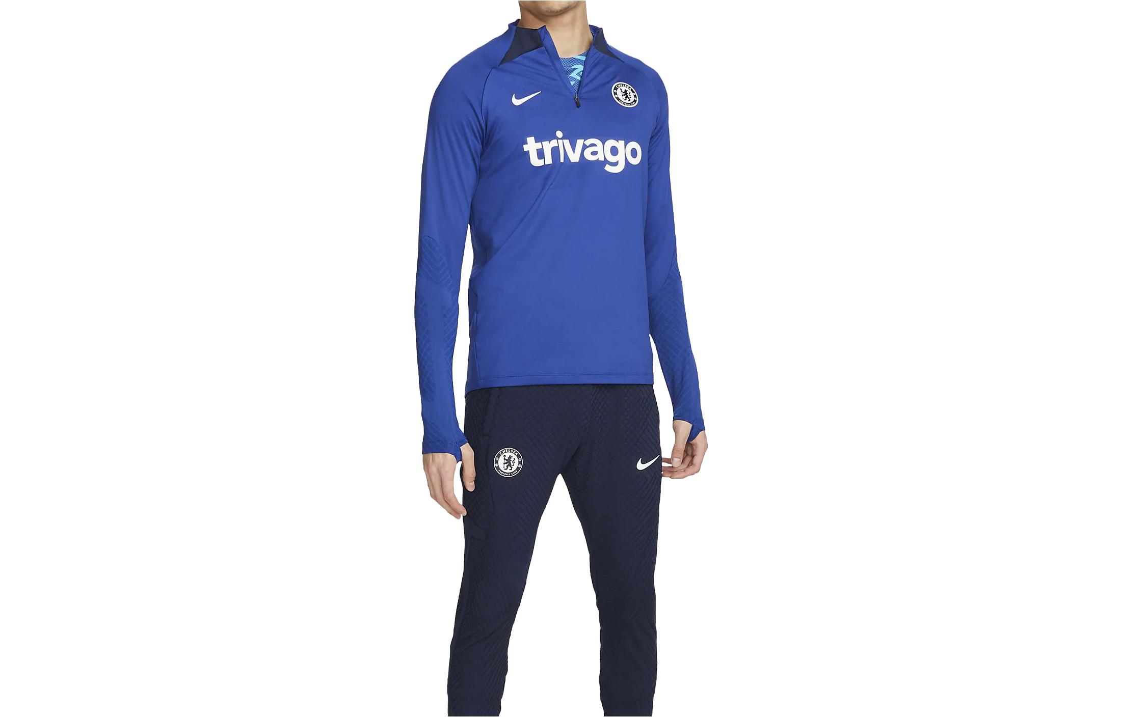 

Nike T Shirts Men s Blue Crew Neck Moderate Straight Fit DM2455-496 M