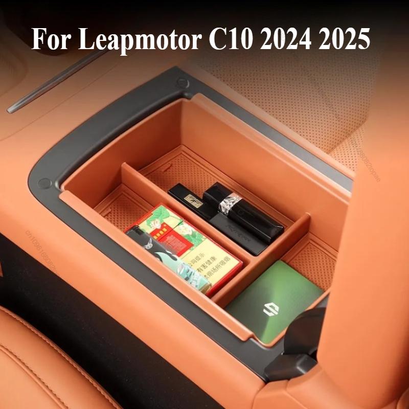 For Leapmotor C10 2024 2025 Car Armrest Box Storage Box Center Control Organizer Modification Interior Products Accessories