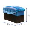 Auto Rad Polier Wachs Schwamm Bürste Mit Abdeckung Abs Waschen Reinigung Reifen Kontur Dressing Applikator Pads Detail Zubehör