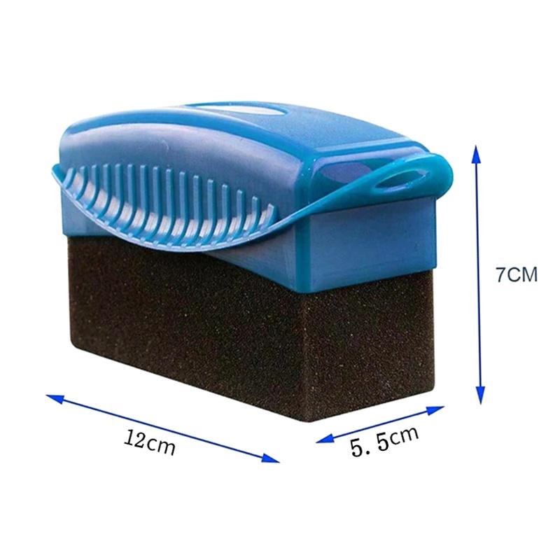 Auto Rad Polier Wachs Schwamm Bürste Mit Abdeckung Abs Waschen Reinigung Reifen Kontur Dressing Applikator Pads Detail Zubehör