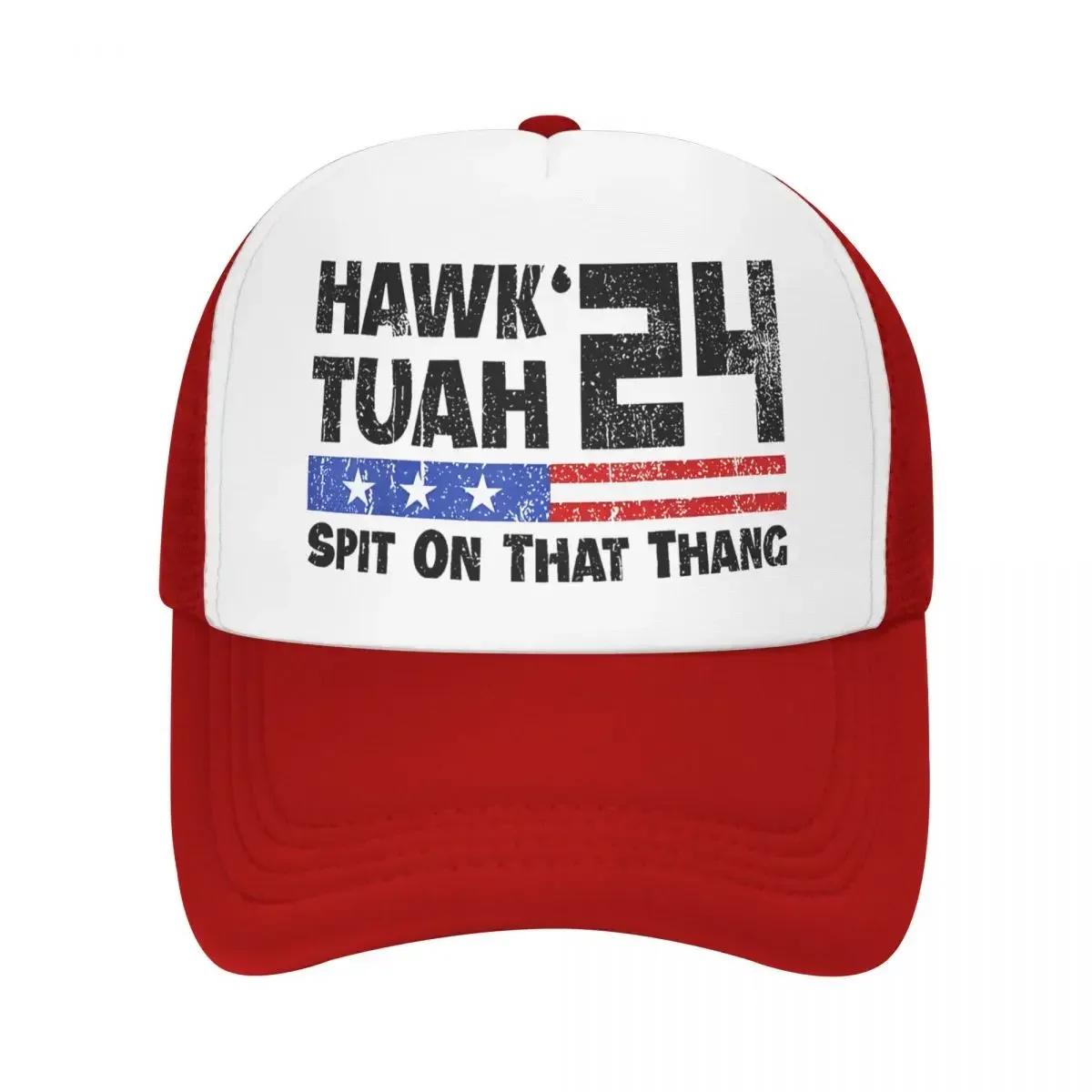 Adult Hawk Tuah 24 Spit On That Thang Trucker Hats HipHop Mesh Baseball Caps Dad Hat Trucker Hat Adjustable Trucker Cap Spring One Size