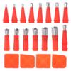 28Pcs Stainless Steel Caulking Finisher Kit Rubber Caulk Trimmer Kit Caulking Tool Kit