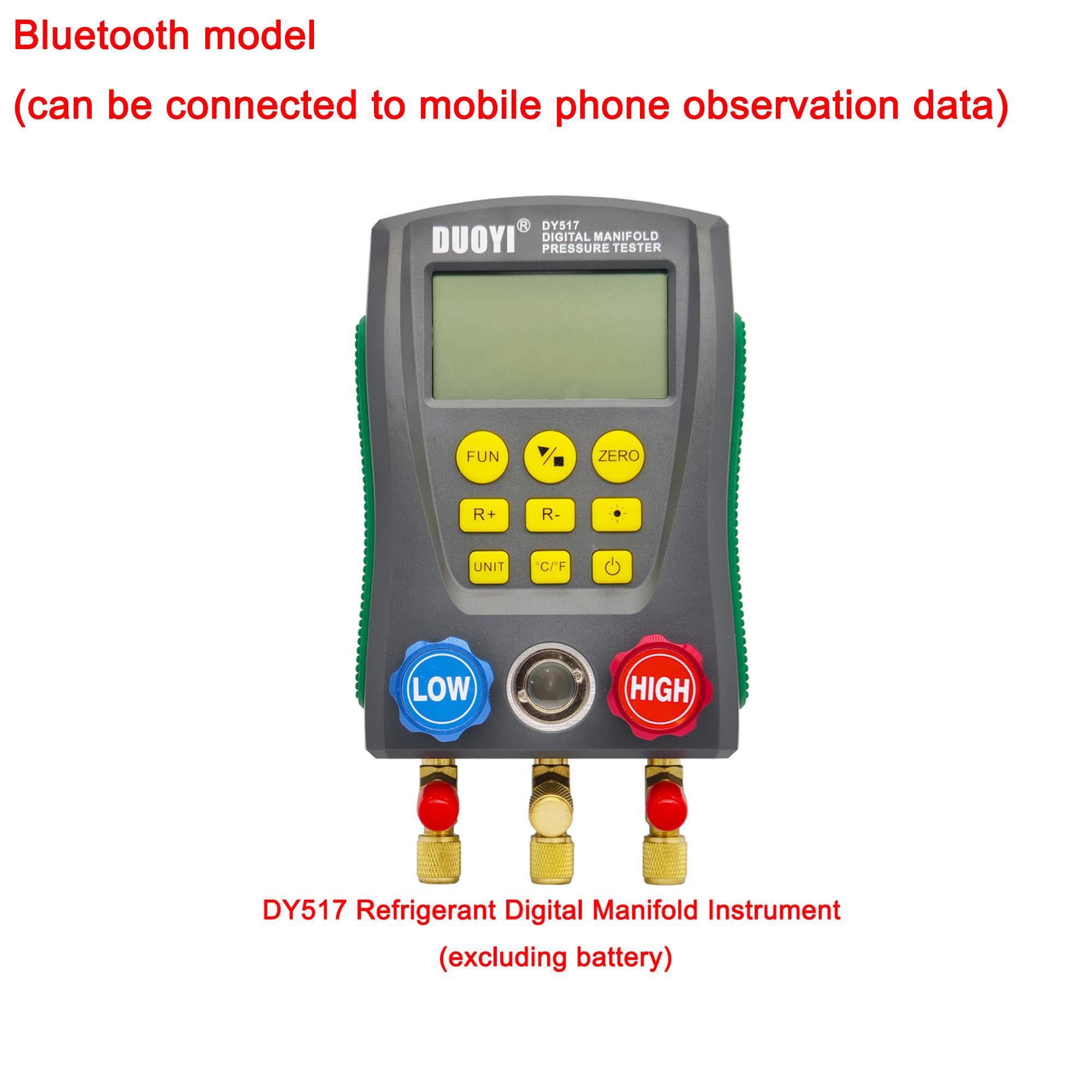 

Цифровой манометр для холодильной установки, датчик температуры для кондиционирования воздуха, многофункциональный набор инструментов для проверки вакуумного давления
