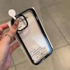 Luxury Candy Color Bumper Clear Phone Case for 17 16 15 14 13 12 11 Pro Max Plus Acrylic Hard Transparent Back Cover Capa