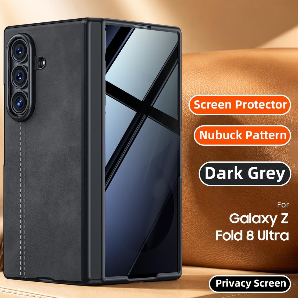 Applicable To Samsung ZFold8Ultra Folding Mobile Phone Case Sheepskin Fold7 All-inclusive Case Film Integrated Anti-drop