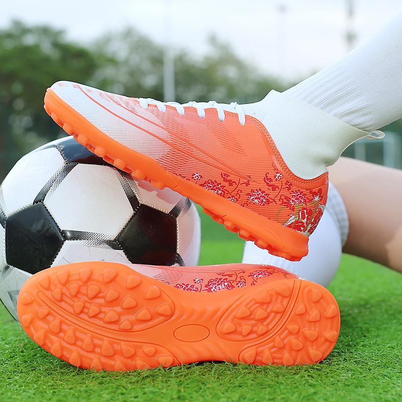 Scarpe da Calcio TF per Uomo Donna Uomo Scarpe da Calcio Tacchetti da Calcio Antiscivolo Ultraleggere Scarpe da Ginnastica Ragazzi Ragazze