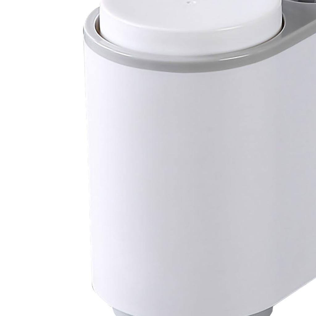 Gargle Cup Holder Magnetic Suspensible Handstand Adsorption Toothbrush Cup Rack for Bathroom Grey