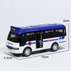 Children's Light & Sound Inertial Bus Toy with Opening Doors and Music