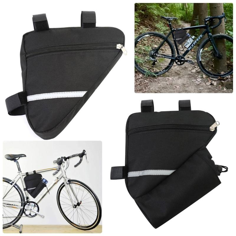 Bike Top/ Under Tube Frame Bag Triangle Waterproof Bicycles Tube Dirt-Resistant