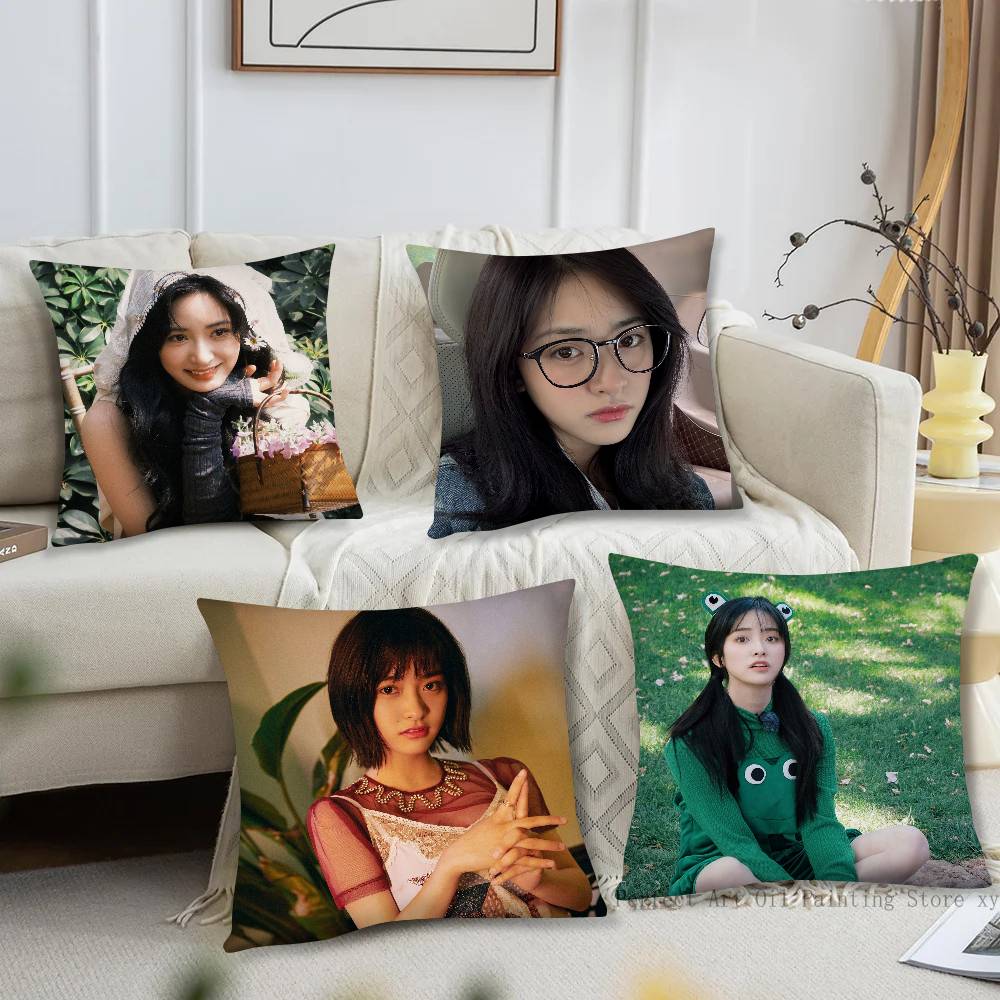 SShen Yue Pillow Case Fashion Square Pillowcase Bedroom Sofa Room Ins Decoration Leisure