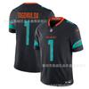 Miami Dolphins Football Jersey Men Women Cotton Custom Number 1 10 13 17 28 Embroidered Black Uniform