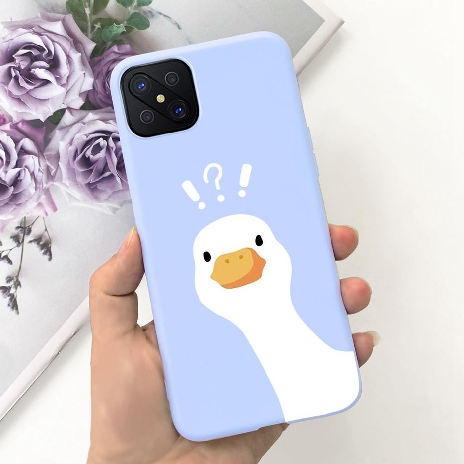 For Oppo Reno 4Z 5G Case CPH2065 Lovely Candy Painted Cover Soft Silicone Phone Case For Oppo Reno4 Z Reno4Z Fundas 6.57'' Coque