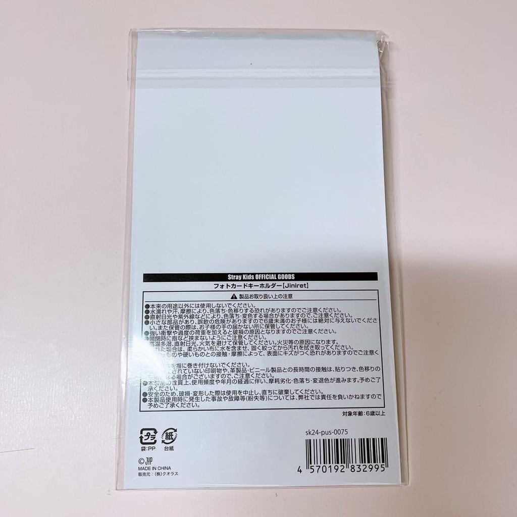 [USED] StrayKids Popup Photo Card Keychain Ginillet