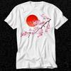 Oriental Japan Sakura Tree Neutral Top Adult Tshirt Retro Music Best Movie Pattern Printed Womens Casual Retro Tshirt
