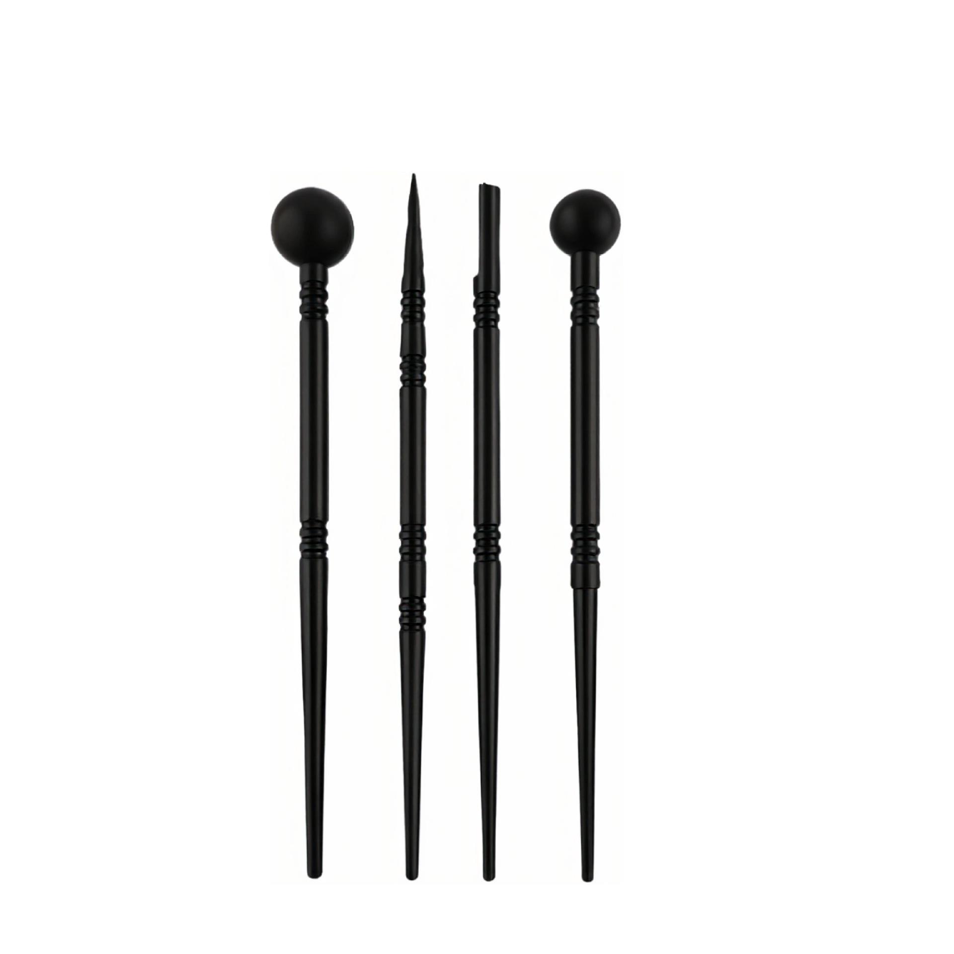 Wooden Pottery & Polymer Clay Sculpting Knife Set - DIY Pottery Tools