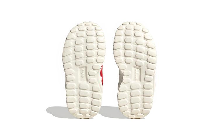 Adidas Neo Run 70S CNY AC Anti-Slip Wear-Resistant Low-Top Sports Casual Shoes White Red Infant And Toddler IE4263