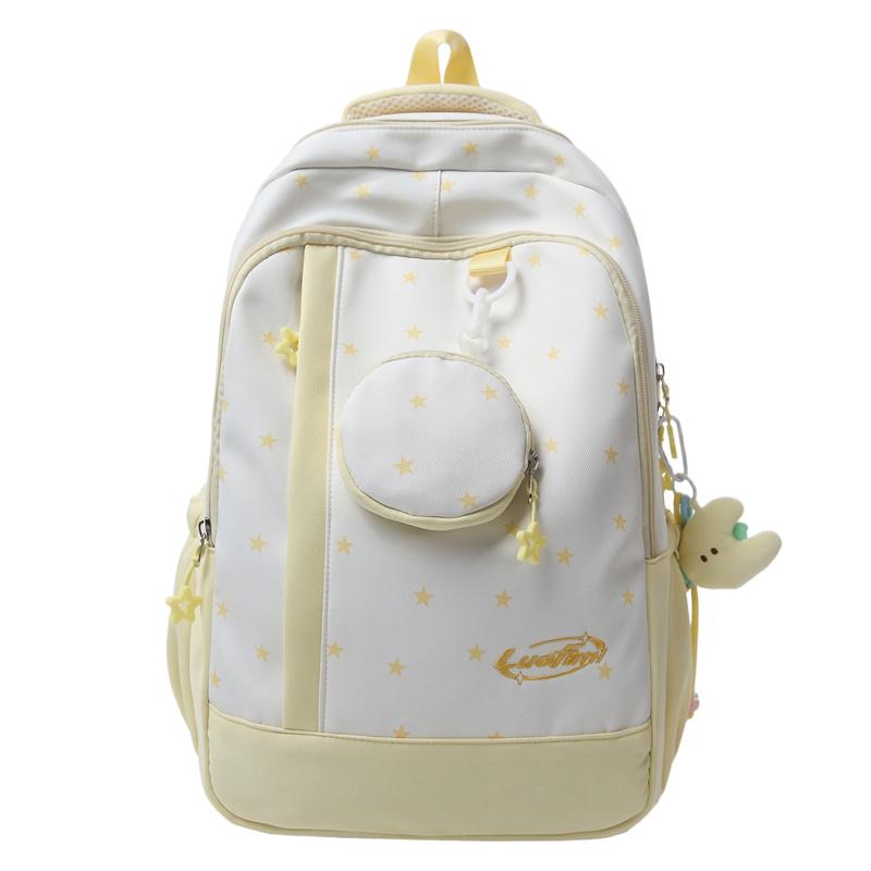 

Student s Large Capacity Schoolbag Women s Printed Backpack Lightweight Travel Backpack