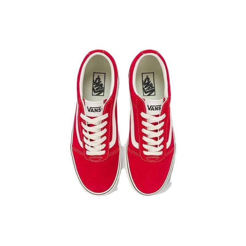 Vans Ward Classic Comfort Versatile Low Top Unisex Skate Shoes Red VN0A5HTSBOP