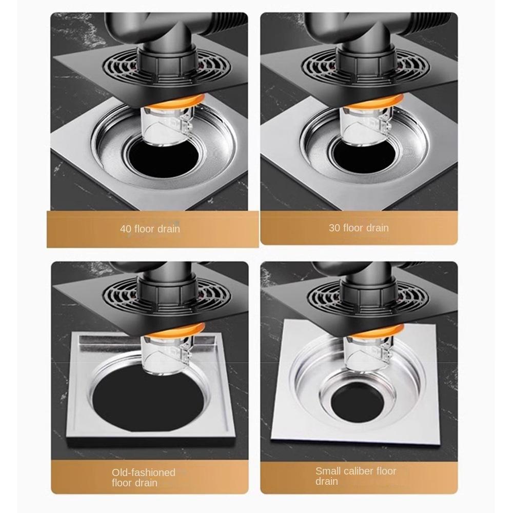 Double Purpose Washing Machine Floor Drain Anti Overflow Stainless Steel Joint Cover  Balcony