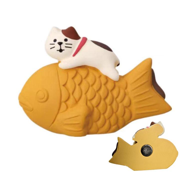 Japanese Cat Magnet: Cute Resin Sticker & Message Clip Toy for Refrigerator Decor