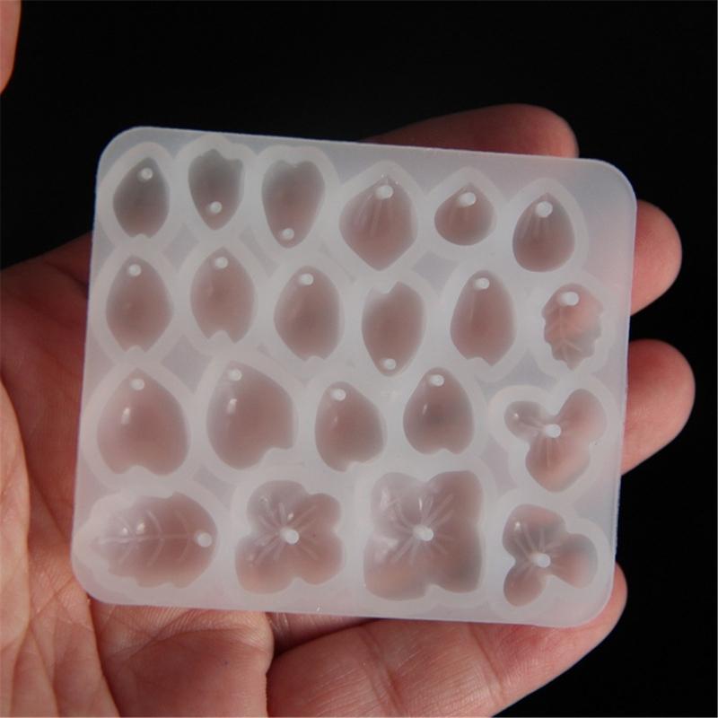 Heat Resistant Silicone Mould Set For Handmade Floral Pendant Charm Jewelry Designs Craft Projects
