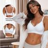 European and American new products large size women's thin underwear jelly seamless bra large chest gathering no steel ring bra women