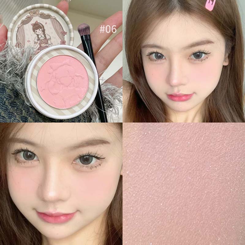 HERORANGE Dolce e Selvaggio Viso Piacevole Blush Rilievo Schiarente Polveroso Fine Shimmer Opaco Palette Rouge