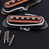 LuDa Alnico V Single Coil Pickup Set of 3 for SSS ST Style Guitar Black Color