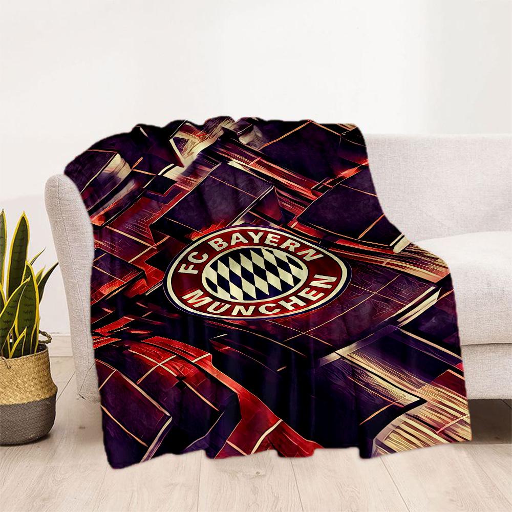 Bayern Munich Blanket Comfortable Perfect for Bed Livingroom Picnics for All Seasons Modern Birthday Christmas Gift Blanket
