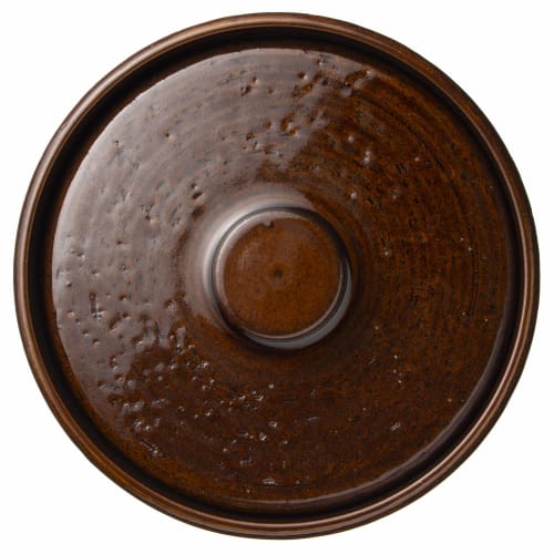 Nagatanien Roast Earthenware Pot (Serves 2-3 People), Direct Heat Compatible, Can Be Boiled Dry, NCK-87