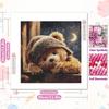 Diamond Mosaic Bear Full Drill Diamond Art Painting Kit Moon Embroidery Animal DIY Kit For Adults Home Decoration Gift